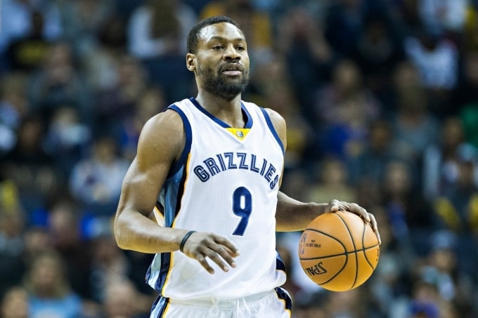 Hậu vệ Allen khi còn khoác áo CLB Memphis Grizzlies. Ảnh: NBA