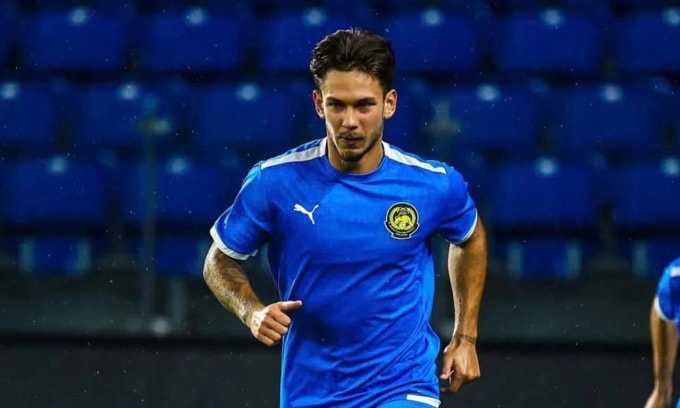 Hậu vệ nhập tịch Malaysia bị cấm thi đấu, Gabriel Palmero. Ảnh: NST