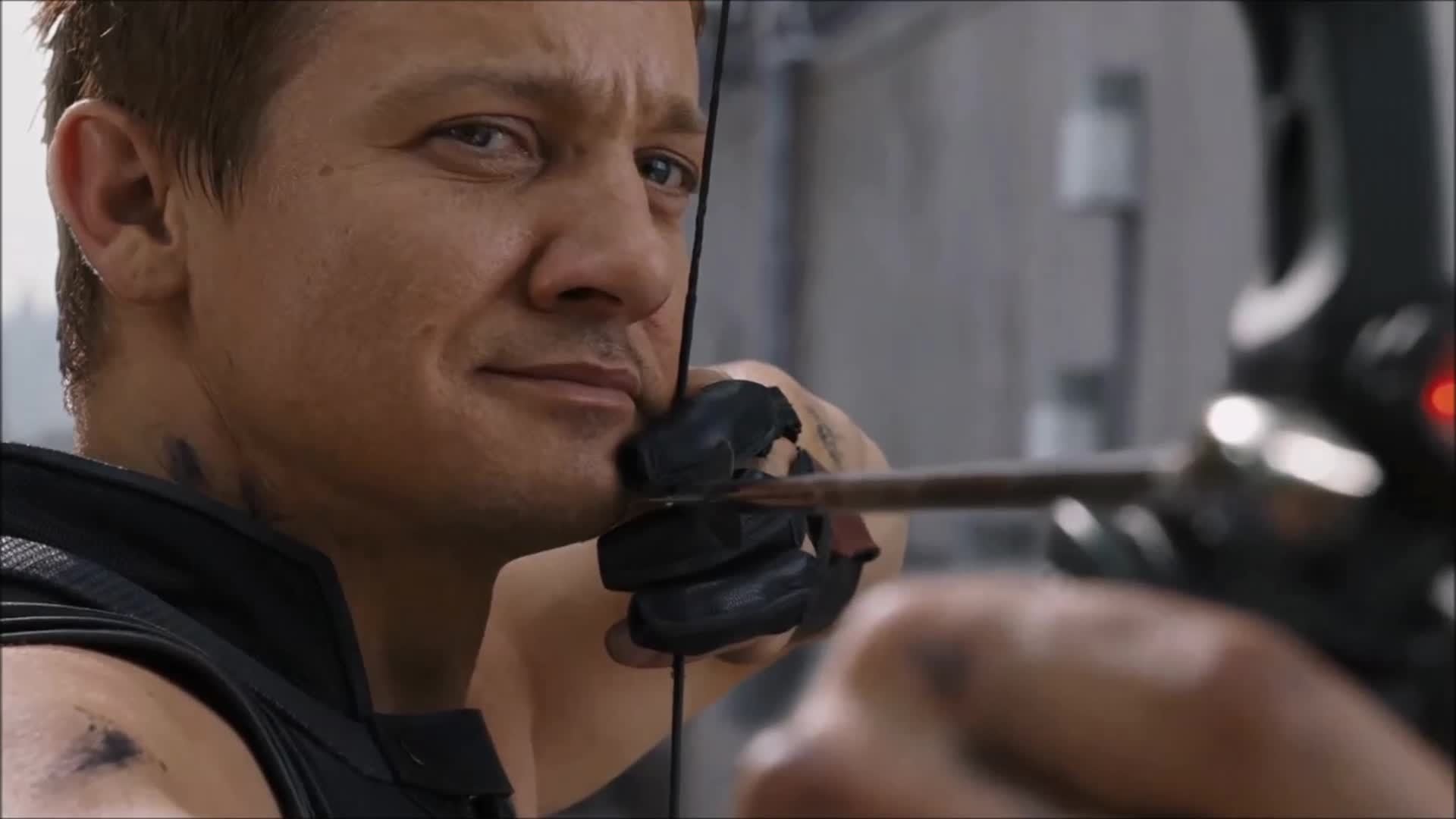 Cảnh chiến đấu của Hawkeye trong