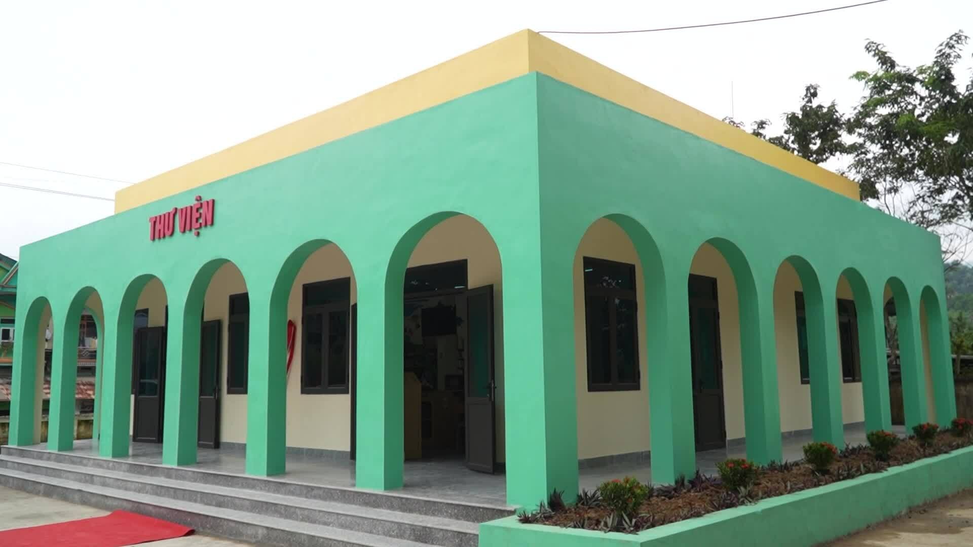 Thư viện 1,7 tỷ đồng phục vụ học sinh Tân Trào