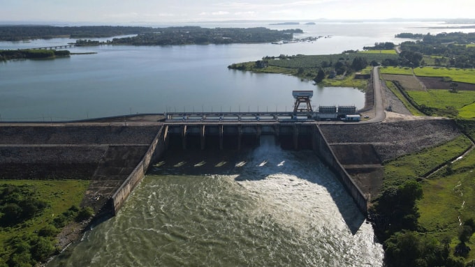 Hồ Thủy điện Trị An xả lũ trong đợt 1 năm nay vào tháng 10. Ảnh: Phước Tuấn