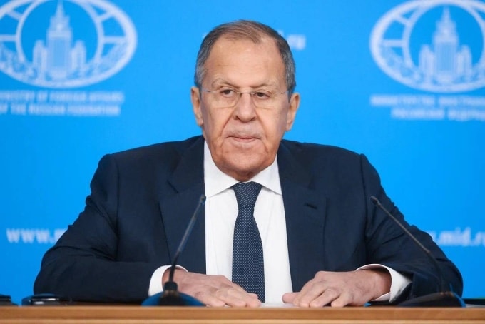 Ngoại trưởng Nga Sergey Lavrov trong bức ảnh được Bộ Ngoại giao Nga đăng ngày 8/11. Ảnh: BNG Nga