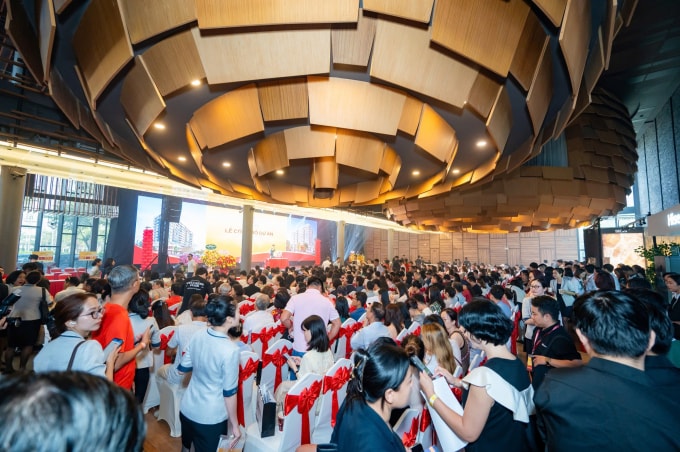 Hơn 750 khách hàng tham dự sự kiện mở bán dự án. Ảnh: Phú Mỹ Hưng