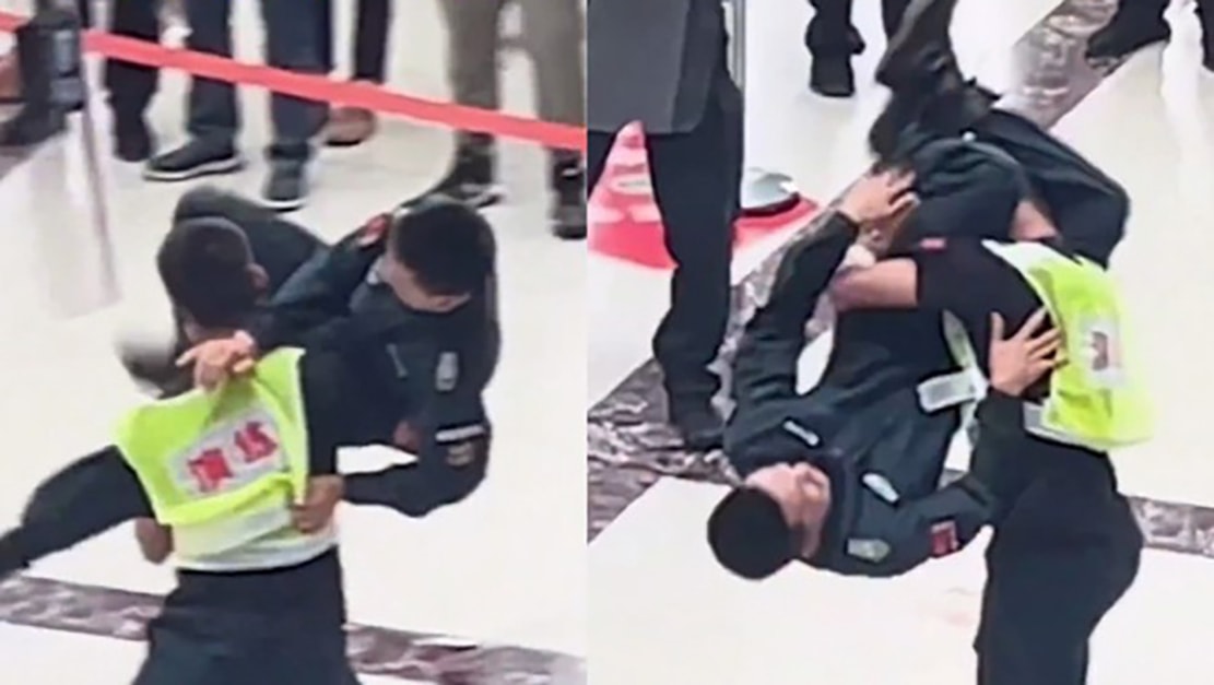 Một nam sinh đại học sử dụng kỹ thuật của Châu Tinh Trì trong cuộc diễn tập chống khủng bố