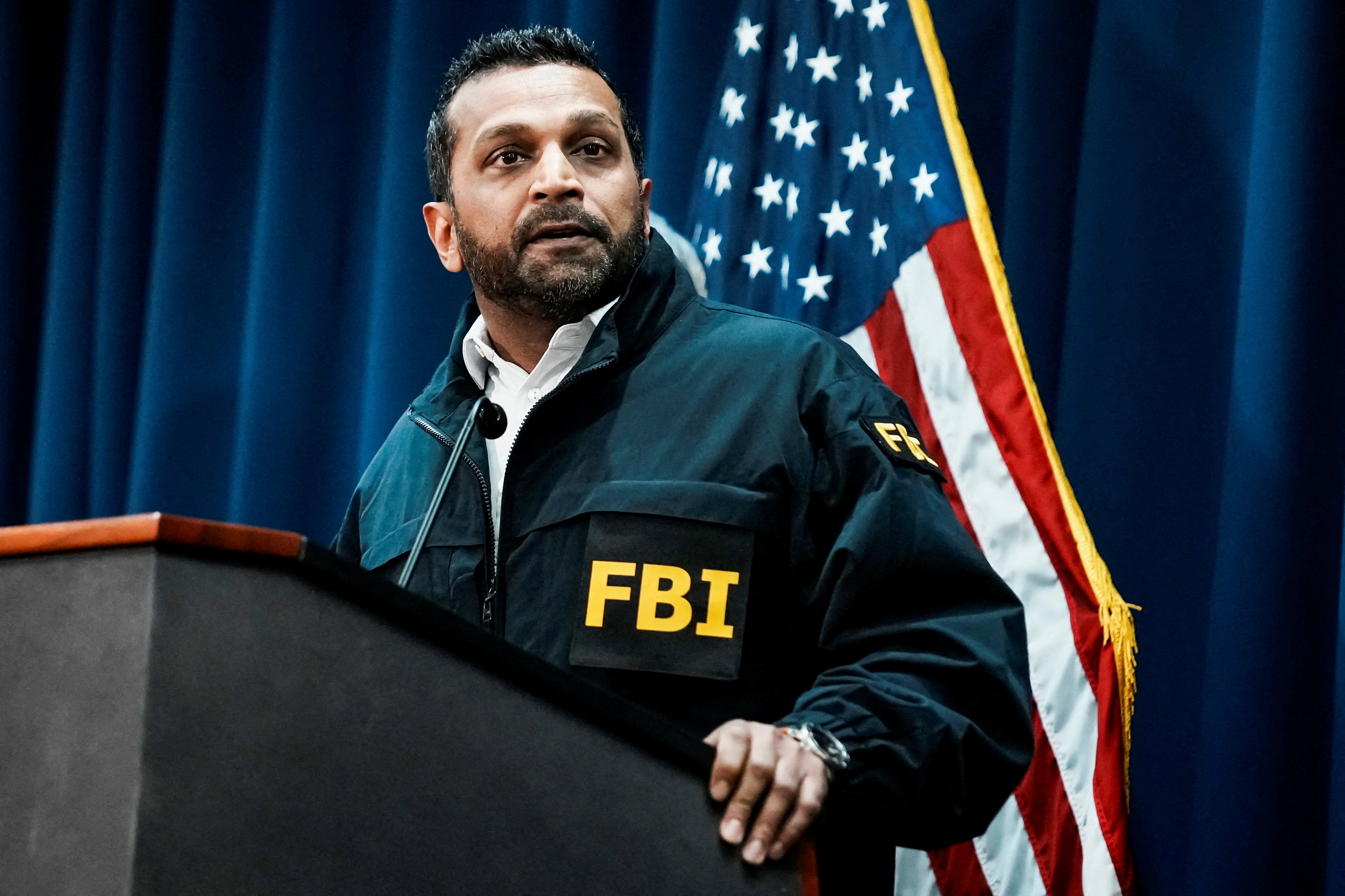 Giám đốc Cục Điều tra Liên bang Mỹ (FBI) Kash Patel (Ảnh: Reuters)