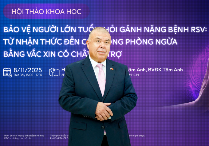 Giáo sư - Hiệp sĩ Jonathan Van Tam. Ảnh: Viện Nghiên cứu Tâm Anh