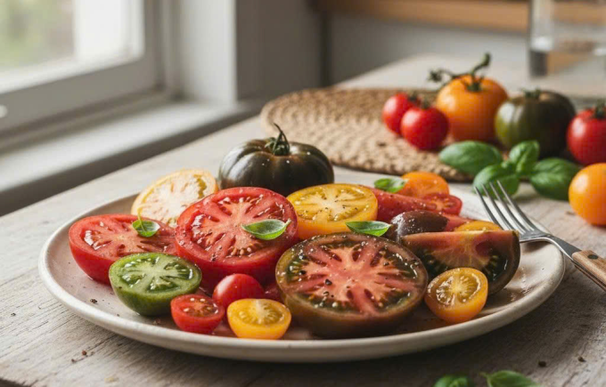 Ăn sống, ép nước, nấu canh, làm salad hoặc chế biến thành sốt đều đem đến nhiều lợi ích. Ảnh được tạo bởi AI