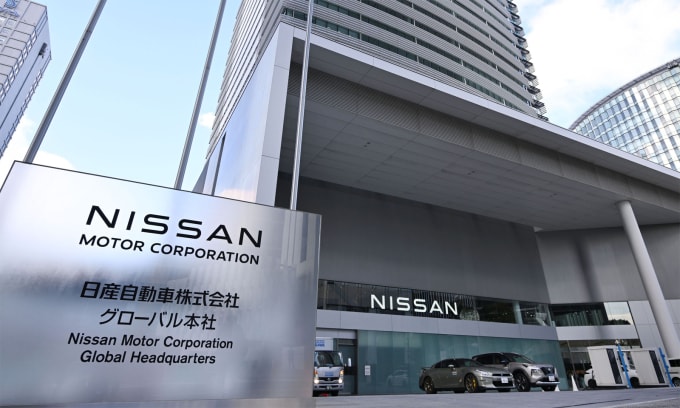 Trụ sở chính của Nissan ở Yokohama, Nhật Bản. Ảnh: Nikkei