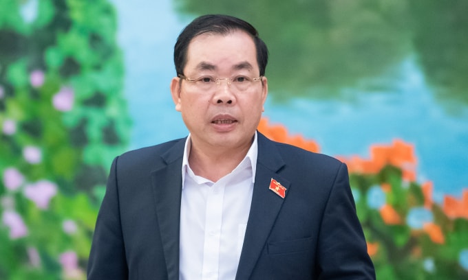 Đại biểu Quốc hội Nguyễn Quang Huân, Phó chủ tịch Hội Doanh nhân tư nhân Việt Nam. Ảnh: Cổng TTĐT Quốc hội