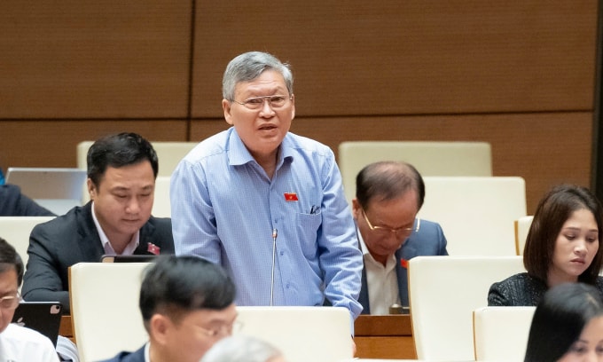 Đại biểu Quốc hội Tô Văn Tám. Ảnh: Cổng TTĐT Quốc hội