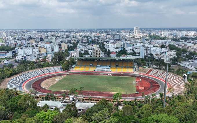 Sân vận động Cần Thơ. Ảnh: An Bình