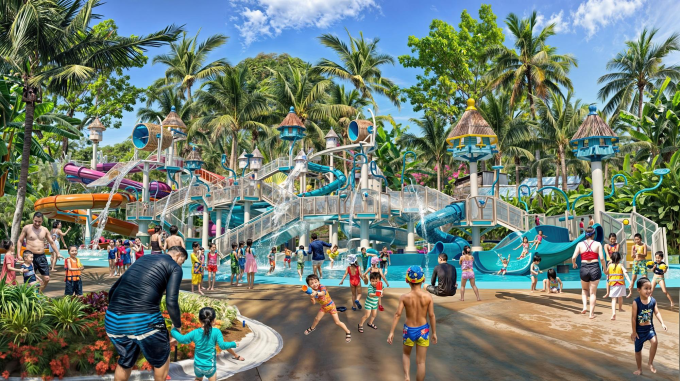 Công viên nước Sun World Vũng Tàu dự kiến vận hành từ năm 2026. Ảnh: Sun Group