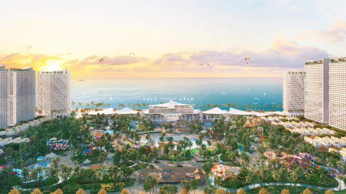 Blanca City tích hợp ba trụ cột sống - nghỉ dưỡng - giải trí. Ảnh: Sun Group