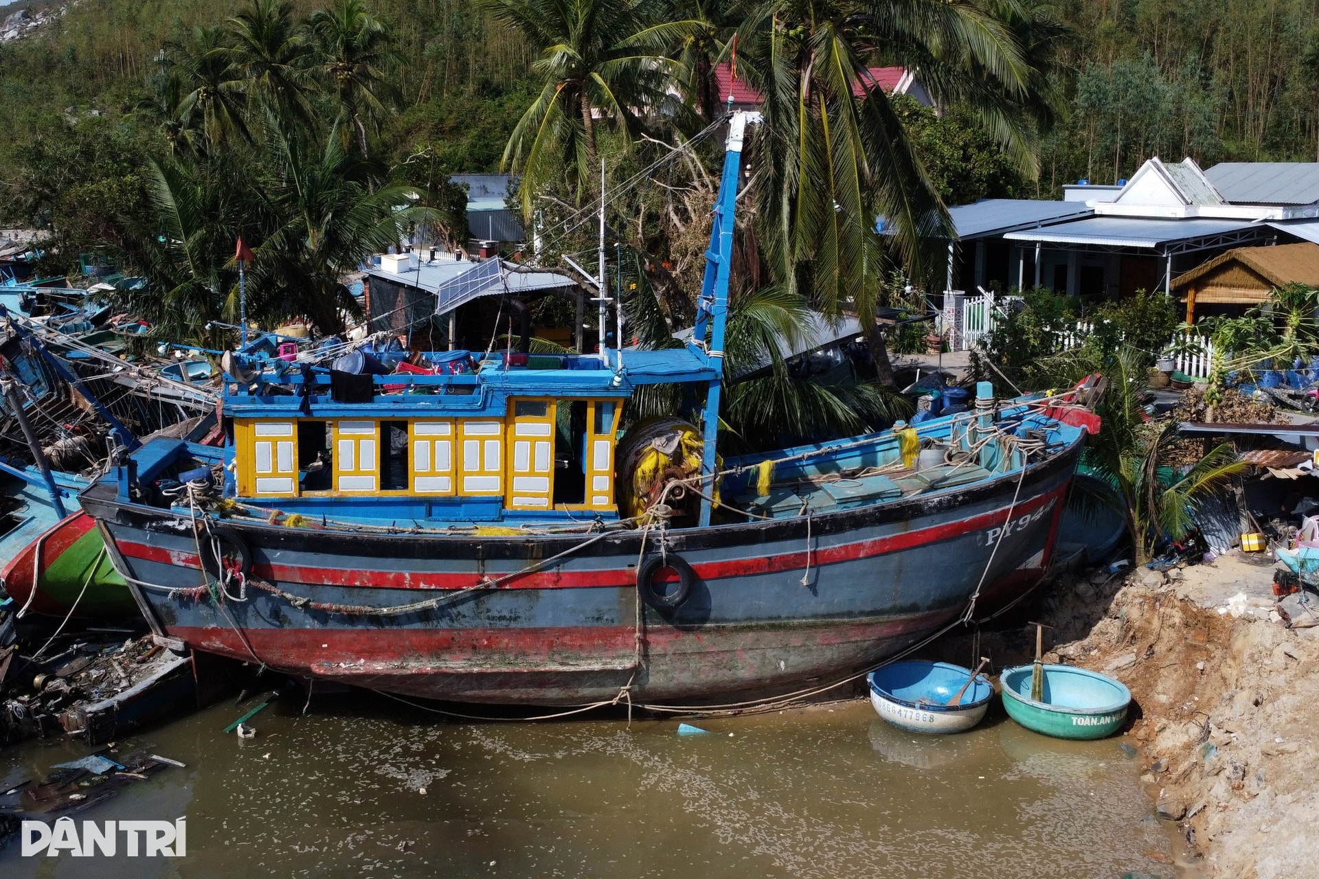 Loạt cần câu cơm tan nát, nỗi đau ở Vũng Chào sau bão Kalmaegi - 12