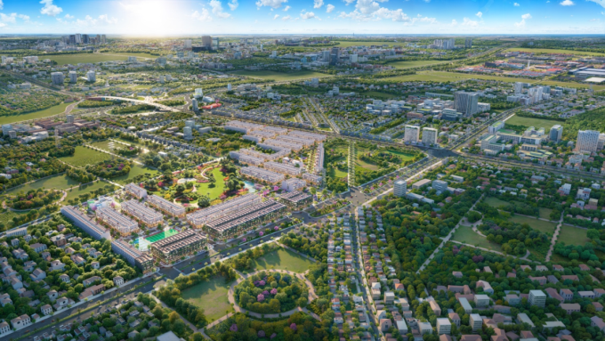 Tấn Đức Eastern Park - JSC nằm ngay trung tâm phường Vạn Xuân. Ảnh: CĐT