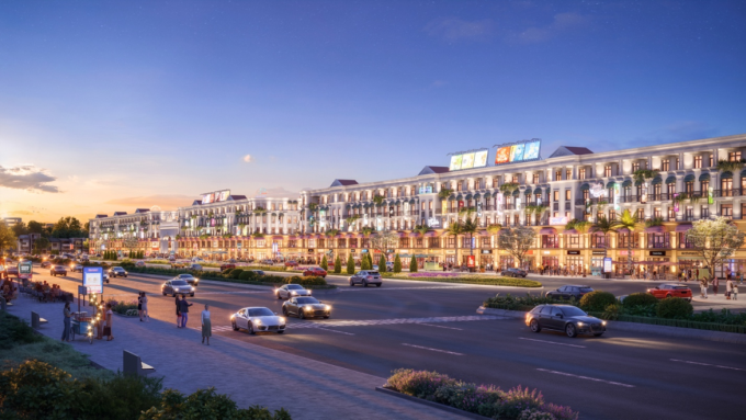 Dãy nhà phố 69 m đã hoàn thiện và sẵn sàng đi vào bàn giao. Ảnh: CĐT