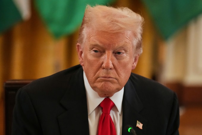 Tổng thống Mỹ Donald Trump trong một cuộc họp tại Nhà Trắng hôm 6/11. Ảnh: AP