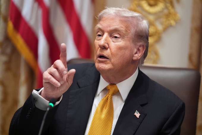 Tổng thống Donald Trump tại Nhà Trắng hôm 7/11. Ảnh: AP