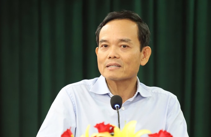 Bí thư Thành uỷ TP HCM Trần Lưu Quang phát biểu tại hội nghị tổng kết công tác phòng chống tham nhũng, lãng phí, sáng 11/11. Ảnh: An Phương