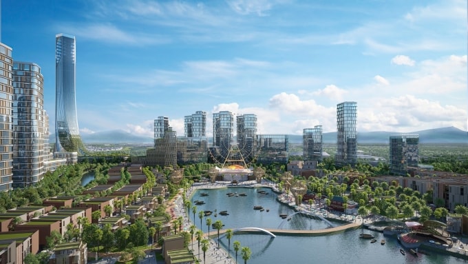 Phối cảnh minh họa quần thể Da Nang Downtown. Ảnh: Sun Group