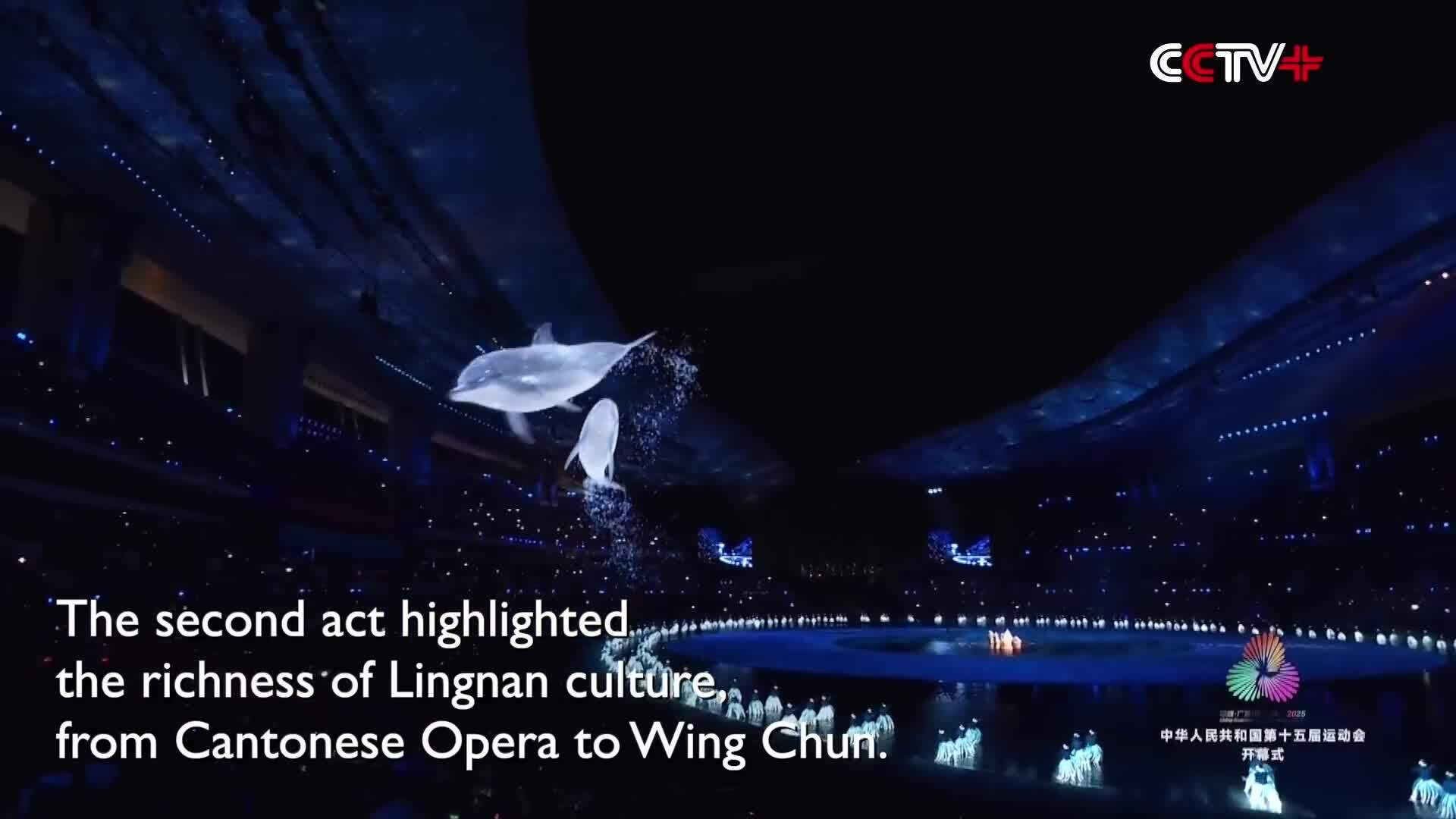 Diễn biến chính lễ khai mạc đại hội thể thao Trung Quốc lần thứ 15