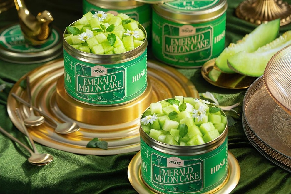 Khám phá Emerald Melon Cake: Chiếc bánh với sắc xanh độc đáo từ The 350F - 2