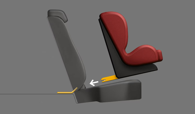 Hướng dẫn lắp ghế trẻ em bằng chốt ISOFIX. ảnh: Seat UK