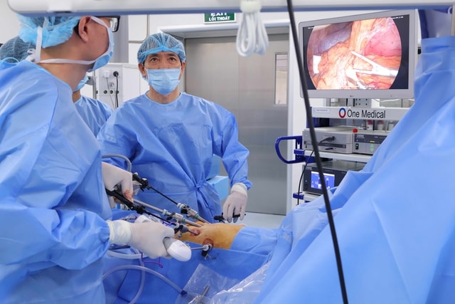 Cứu sống cho cụ bà 80 tuổi mắc ung thư dạ dày ở vùng “tử huyệt” - Ảnh 1.