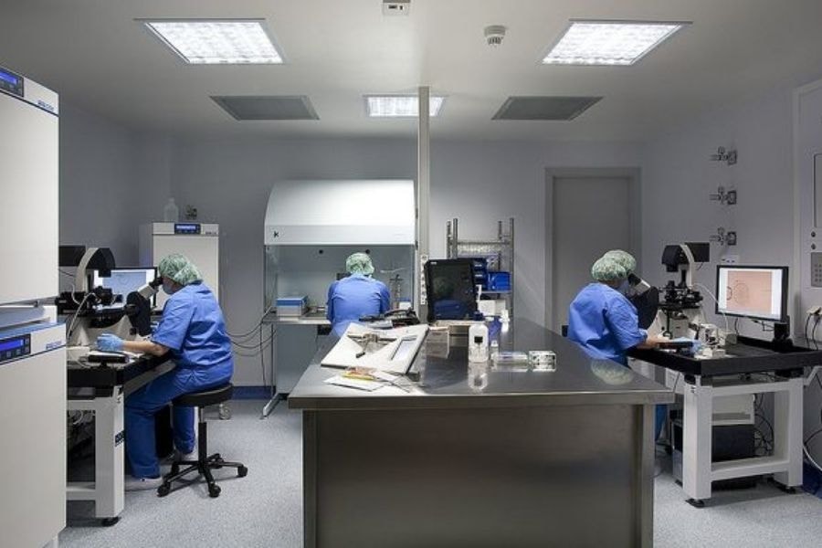 Việc thụ tinh và tạo phôi sẽ được thực hiện trong phòng Lab đạt tiêu chuẩn (Pinterest)