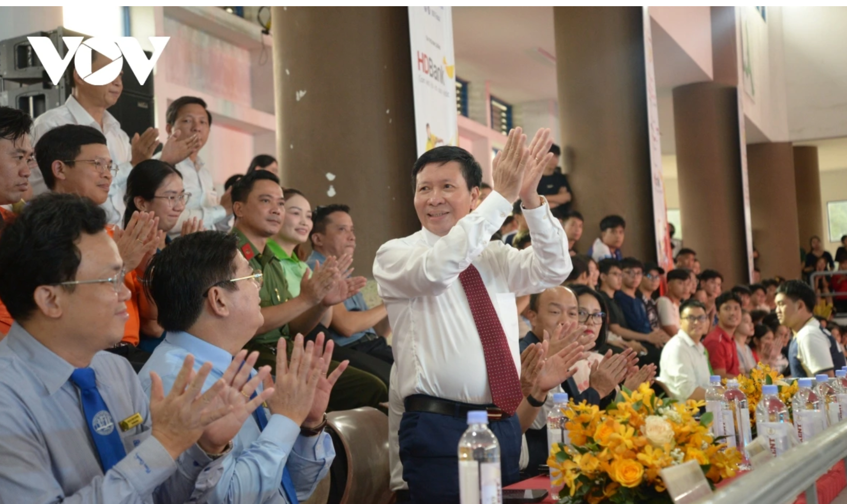 Phó Tổng Giám đốc VOV Vũ Hải Quang tại lễ bế mạc.