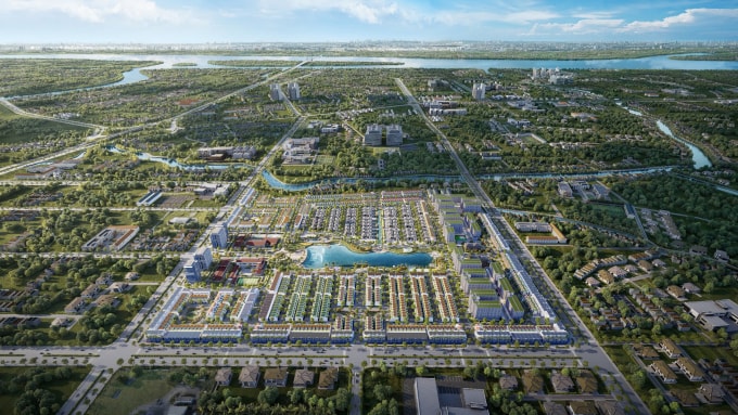 Phối cảnh dự án Nam Long II Central Lake. Ảnh: Nam Long