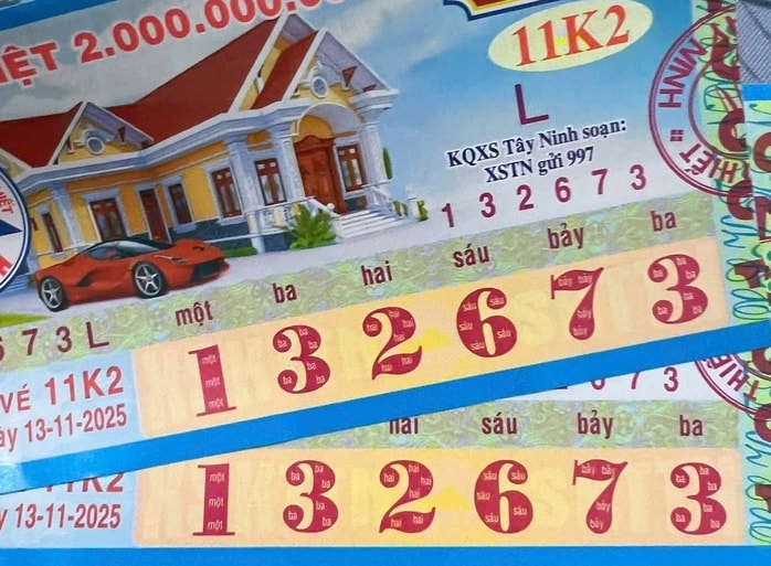 Xổ số miền Nam ngày 13 - 11: Giải đặc biệt trúng liên tiếp tại Tây Ninh - Ảnh 1.