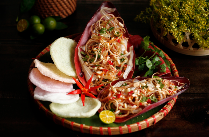 Hoa chuối có nhiều lợi ích cho sức khỏe. Ảnh: Bùi Thủy