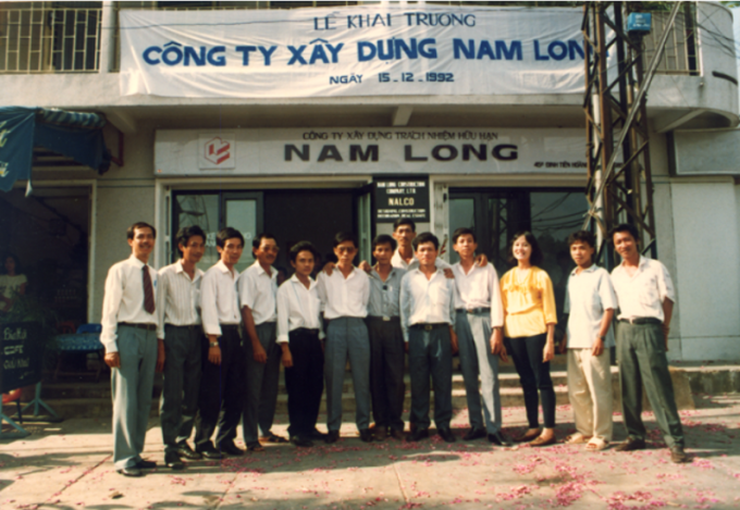 Công ty Nam Long thời điểm mới thành lập. Ảnh: Nam Long