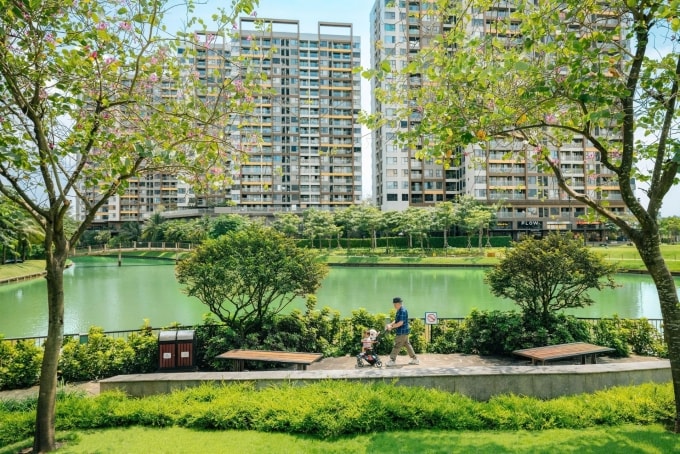 Một góc Mizuki Park tại Bình Chánh, TP HCM. Ảnh: Nam Long