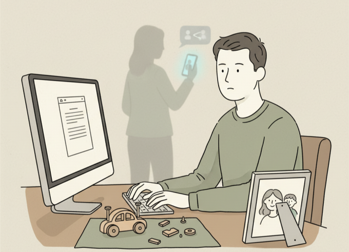 Vợ liên lạc suốt ngày với tình cũ