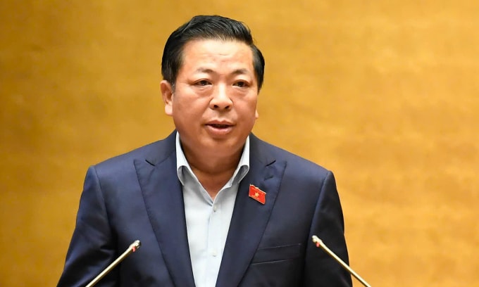 Bộ trưởng Xây dựng Trần Hồng Minh. Ảnh: Cổng TTĐT Quốc hội