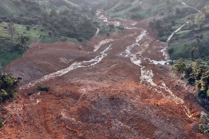 Hiện trường vụ việc. Ảnh: Nam Em