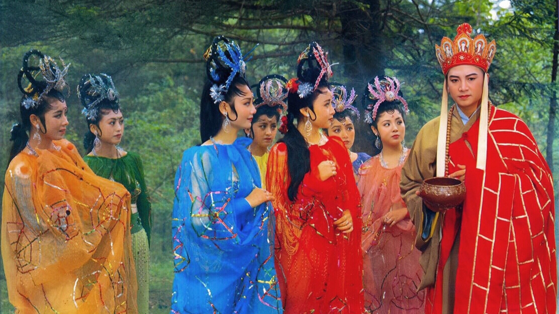 Dương Túc đóng yêu tinh nhện màu hồng