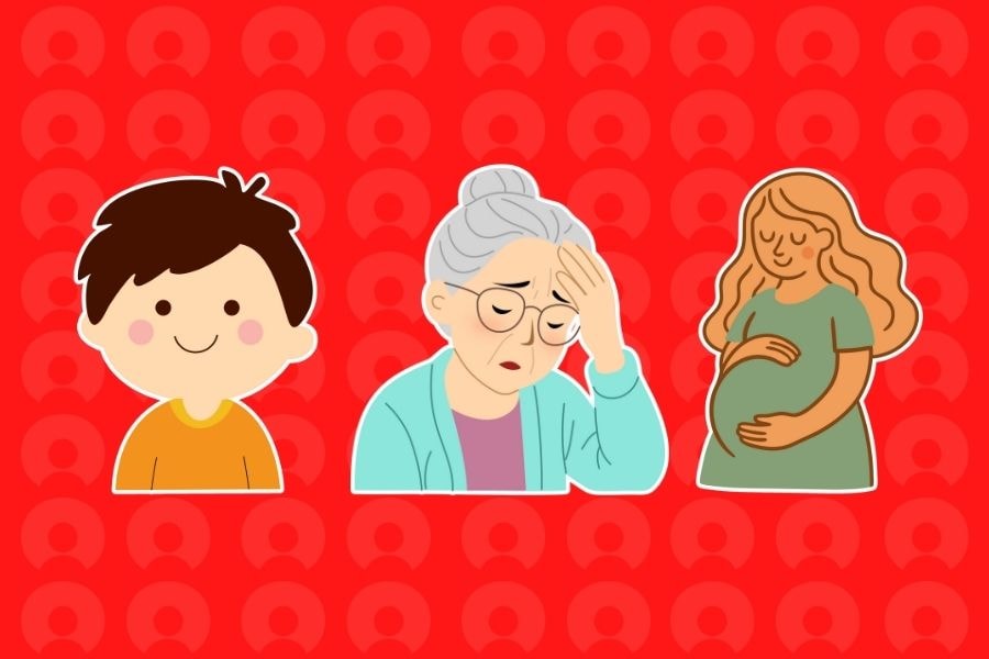 Trẻ em, người già và phụ nữ mang thai dễ bị tấn công bởi vi khuẩn Salmonella