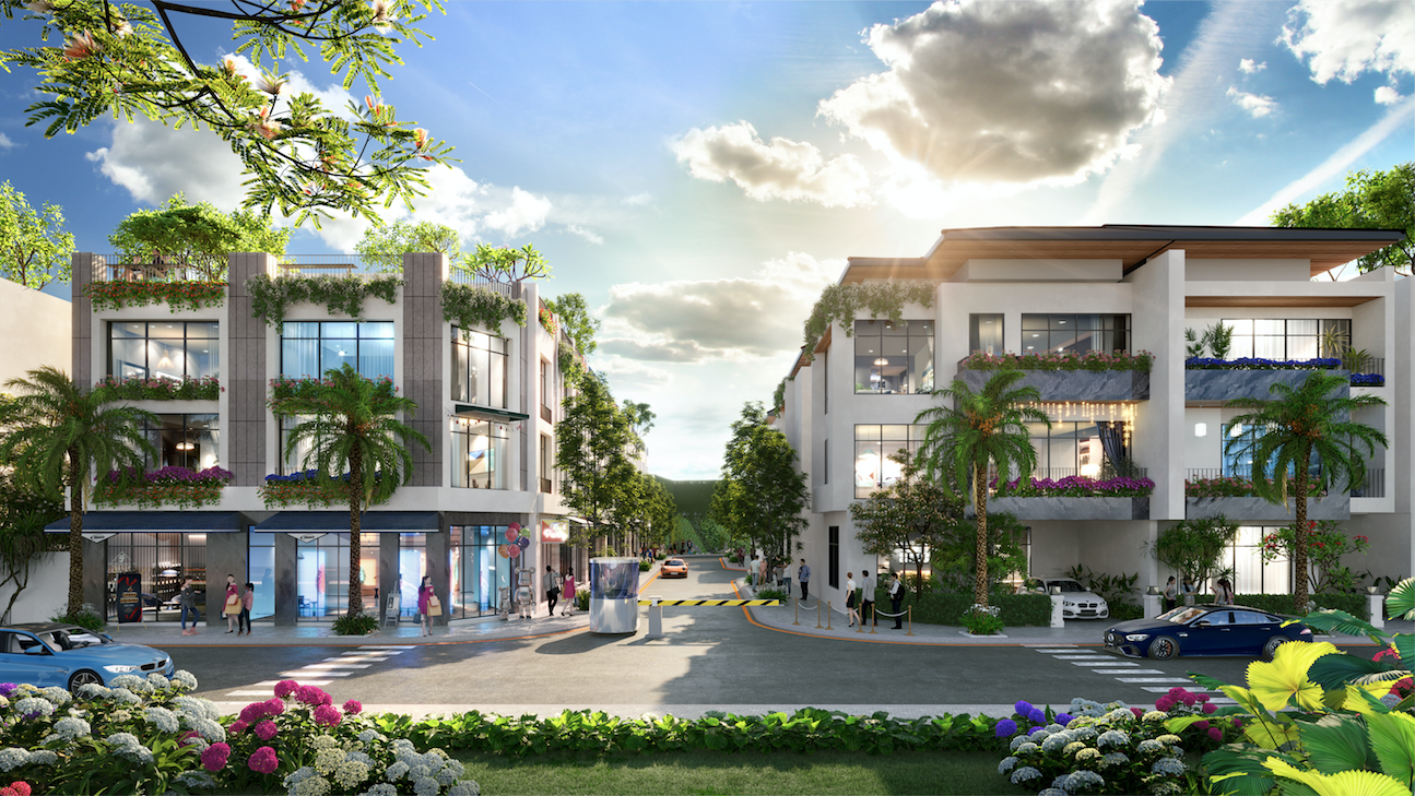 Các căn liền kề có diện tích rất hợp lý.