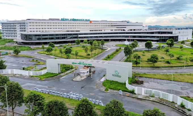 Bệnh viện Bạch Mai cơ sở 2 tại Ninh Bình. Ảnh: Bệnh viện cung cấp