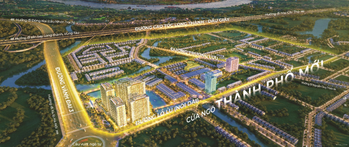MT Eastmark City nằm tại nút giao của các tuyến giao thông trọng điểm phía Đông TP HCM. Ảnh: CĐT