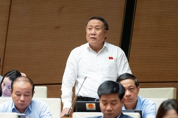 Đại biểu Hà Sỹ Đồng (nguyên quyền Chủ tịch UBND tỉnh Quảng Trị). Ảnh: Hoàng Phong