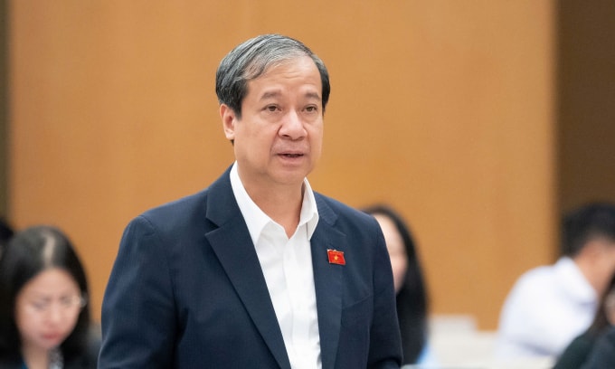 Bộ trưởng Giáo dục và Đào tạo Nguyễn Kim Sơn. Ảnh: Hoàng Phong