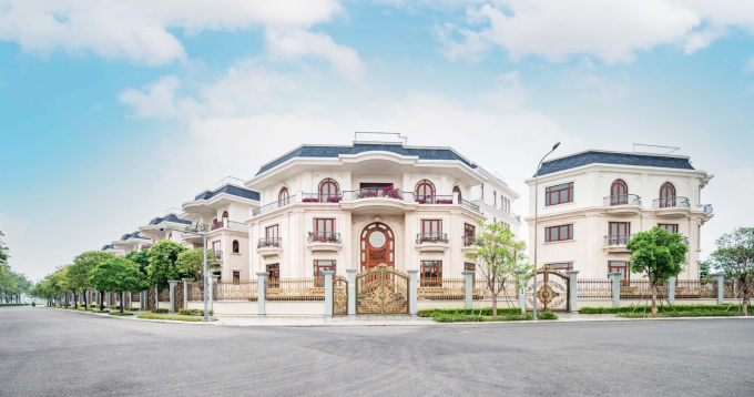 Dinh thự Van Phuc Maison đã hoàn thiện với 27 căn giới hạn. Ảnh: VPG