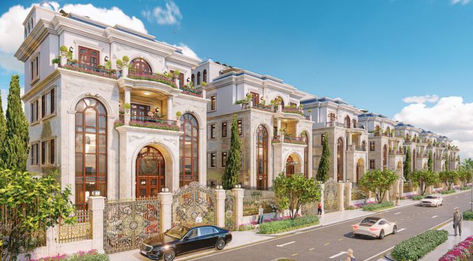 Jardin Villas nổi bật với kiến trúc Pháp. Ảnh: VPG