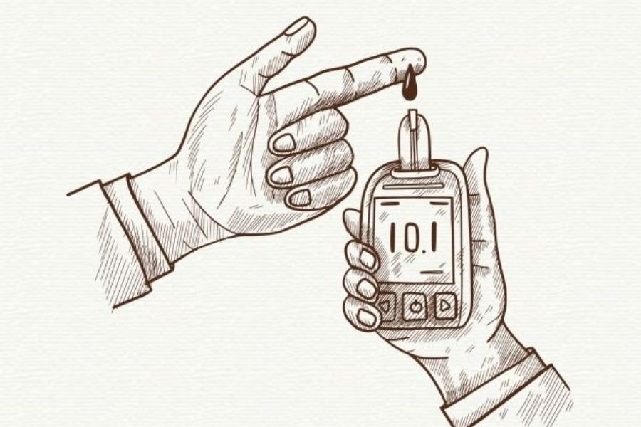 Nam giới có nguy cơ cao mắc bệnh tiểu đường do lối sống (Freepik)