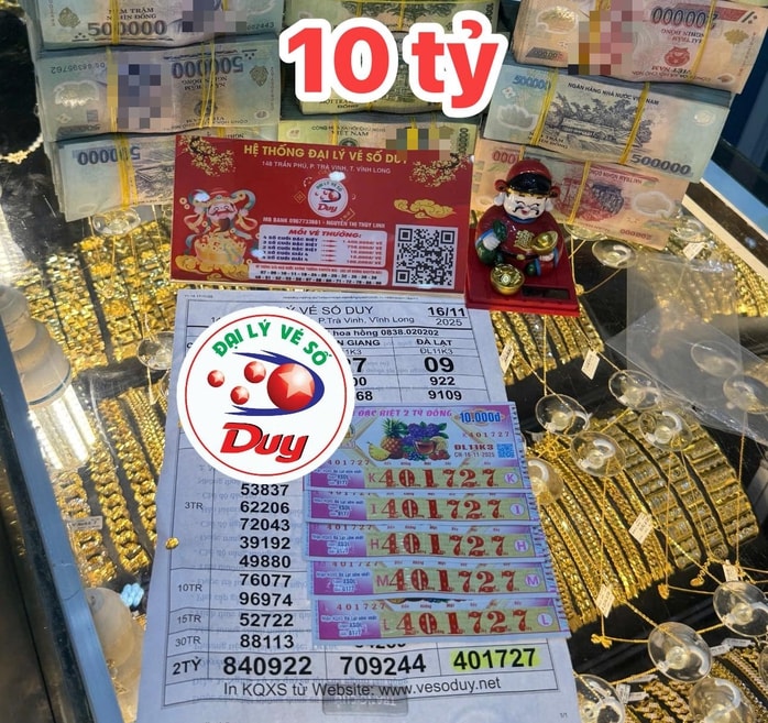 Xổ số miền Nam: Tiệm vàng và đại lý vé số cùng đổi thưởng giải đặc biệt - Ảnh 3.