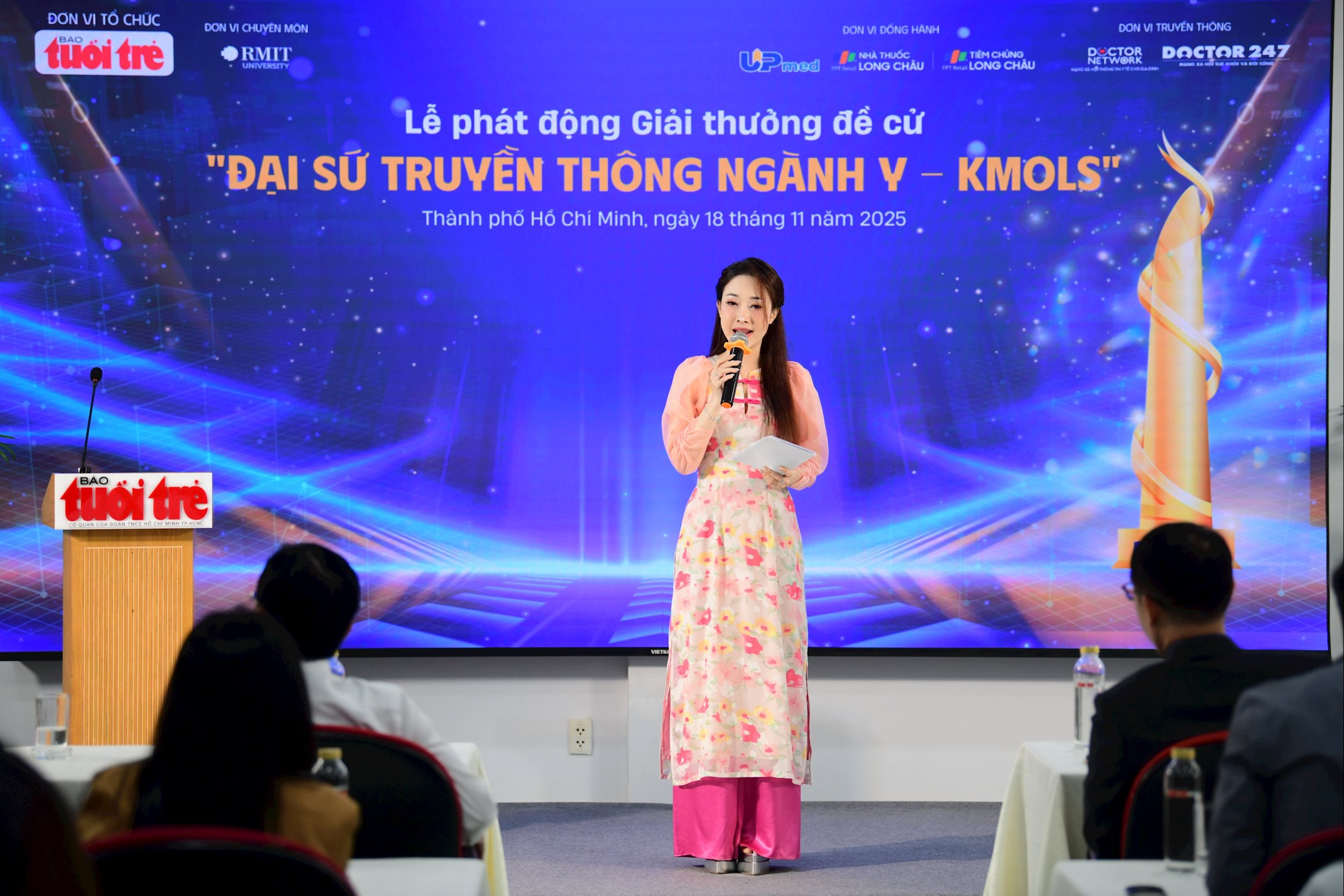 Báo Tuổi Trẻ phát động Giải thưởng Đại sứ truyền thông ngành Y - KMOLS.
